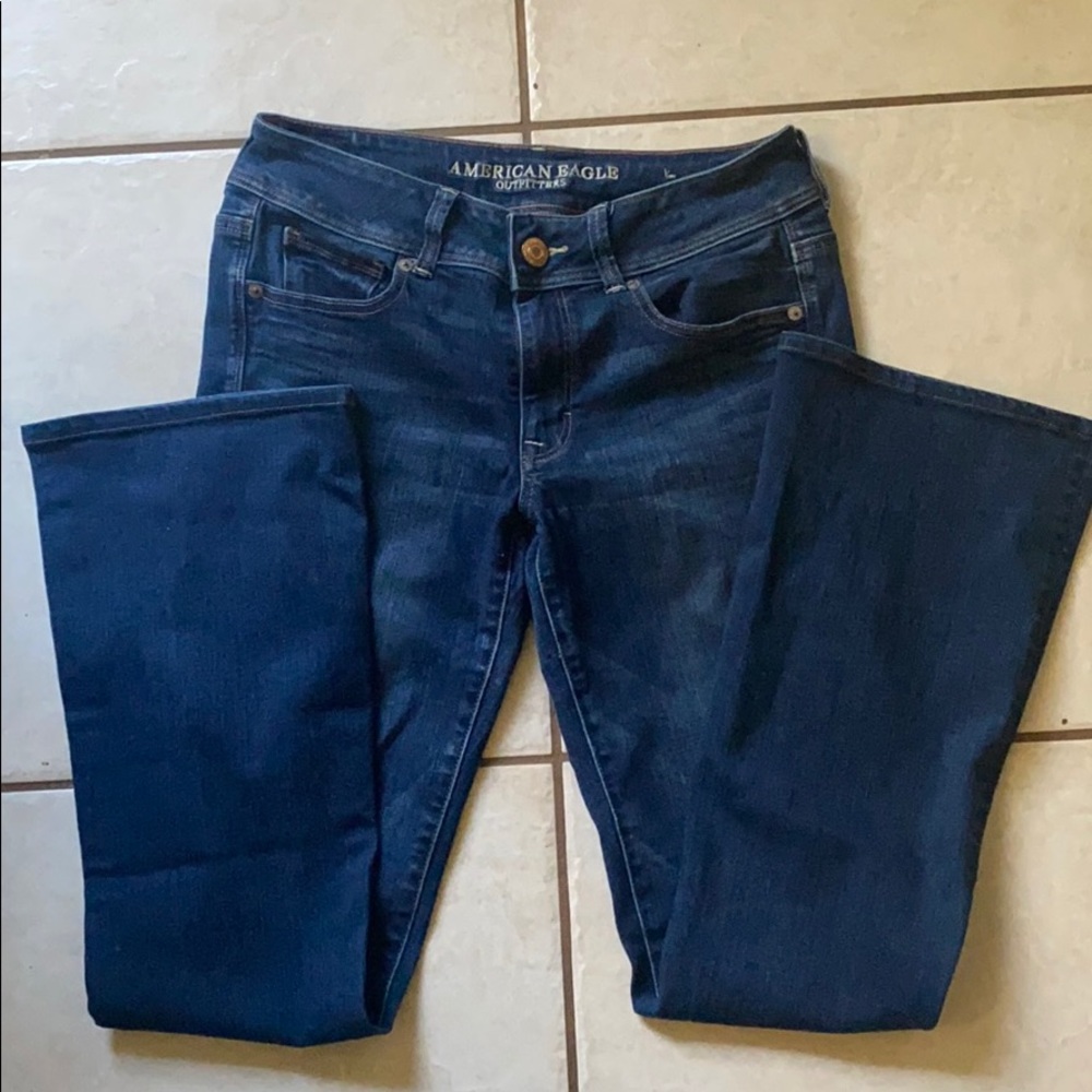 American Eagle Outfitters Jeans 8 long kick boot